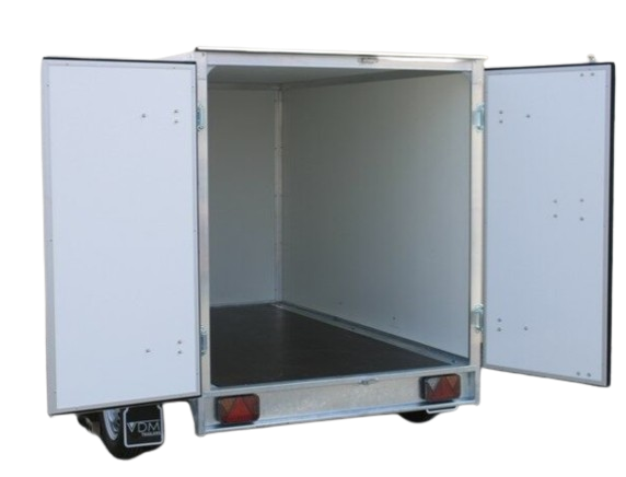 Remorque fourgon - 2,58 X 1,30 X 1,50m - 750 KG - VDM FO2581301501_2