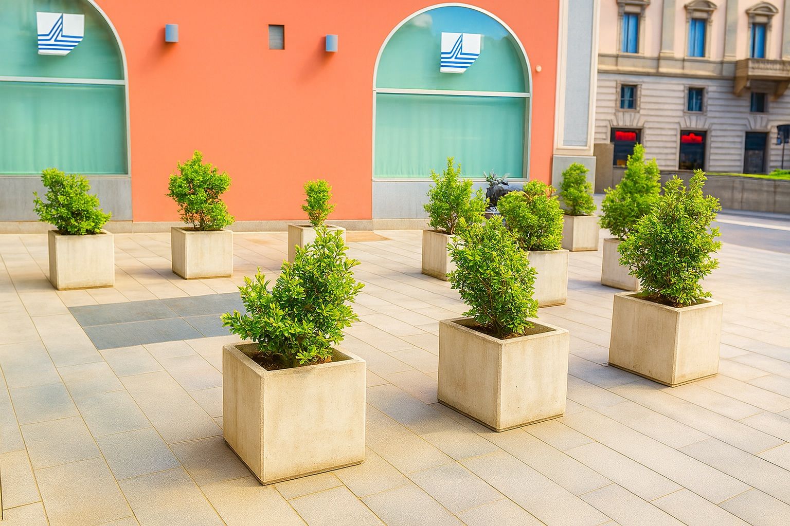 Jardinière carré en béton multi finitions_2