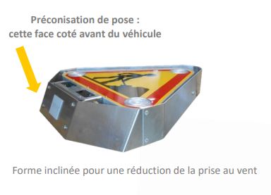 Triflash relevage électrique 500mm - Carter aluminium - 6 plots LED puissants - Référence 254485_2