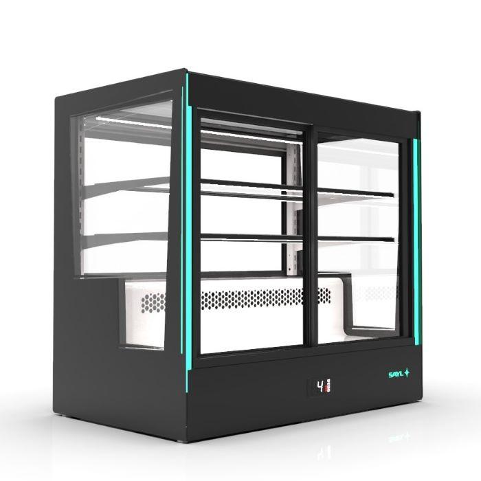 Vitrine réfrigérée COMPAK - 3 niveaux - 1015 mm - Sous comptoir bar | Sayl Barcelona - Accès avant et arrière_2