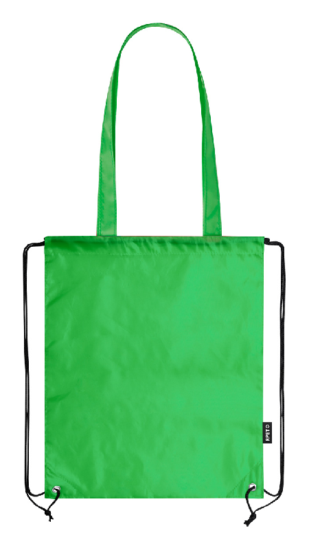 Sac piscine en polyester RPET - anses longues - labélisé RPET - couleur vert - 40g_2