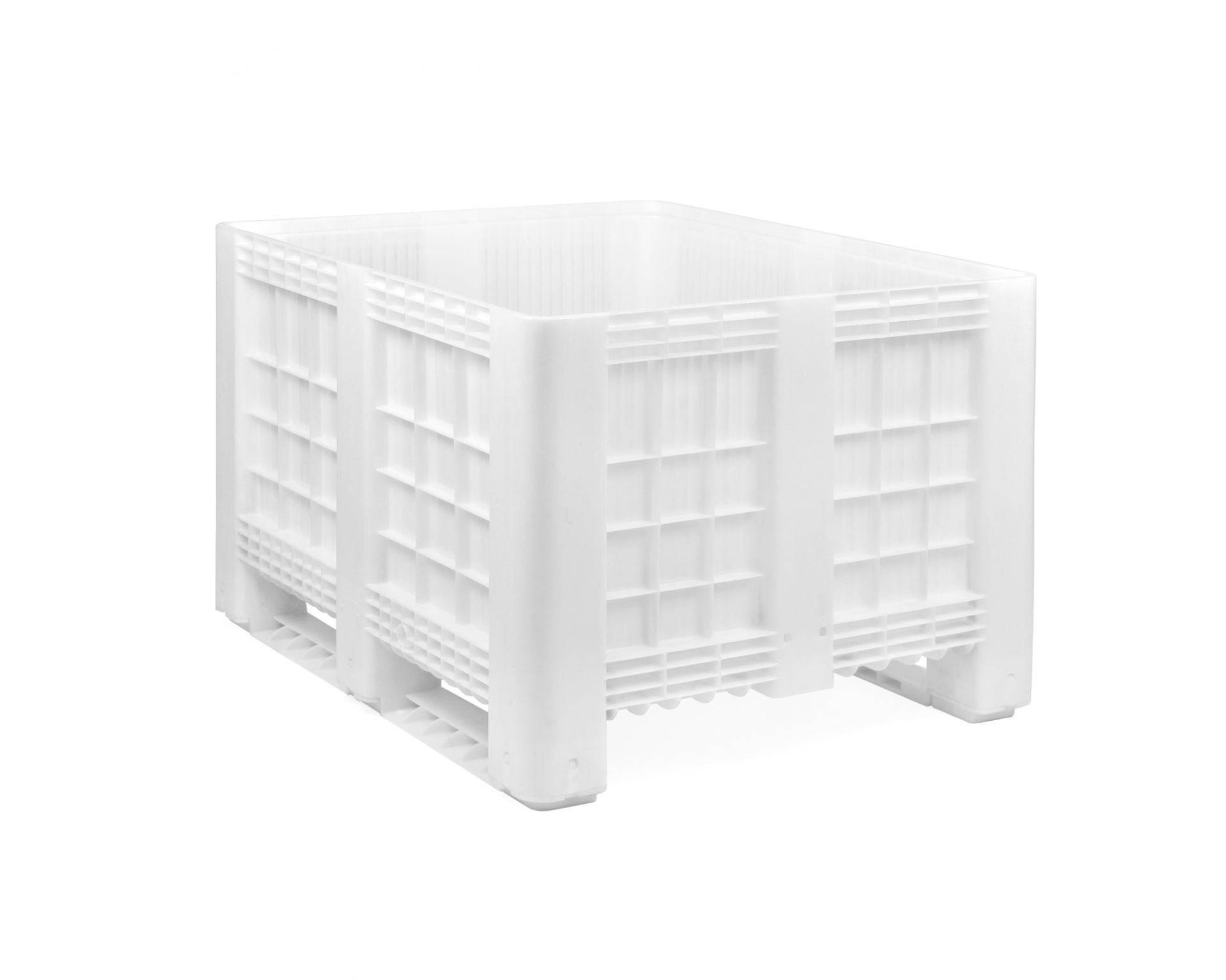 Caisse-palette monobloc étanche en plastique - 120 x 100 cm - Hauteur 90 cm - Capacité 800 litres - Modèle CaissPal Embalogik_2