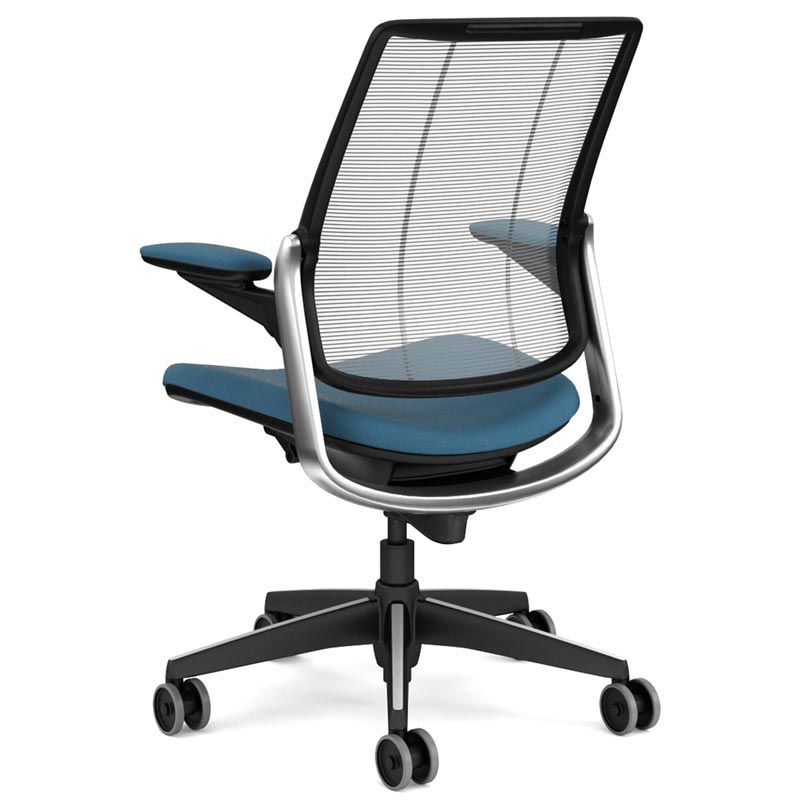 Diffrient Smart - Fauteuil de bureau en résille - Humanscale Ltd - Design linéaire et ergonomique_2