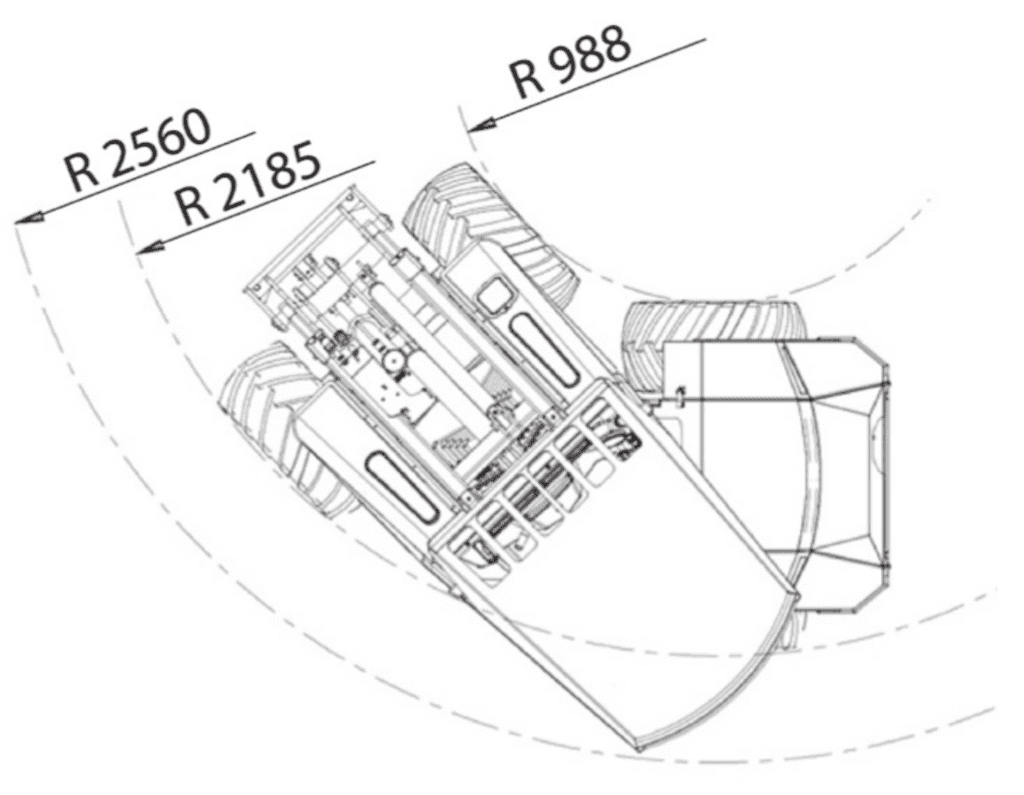 Chargeur articulé 28T - Valet de ferme Cast Loaders avec bras télescopique et motorisation Kubota D 1105_2