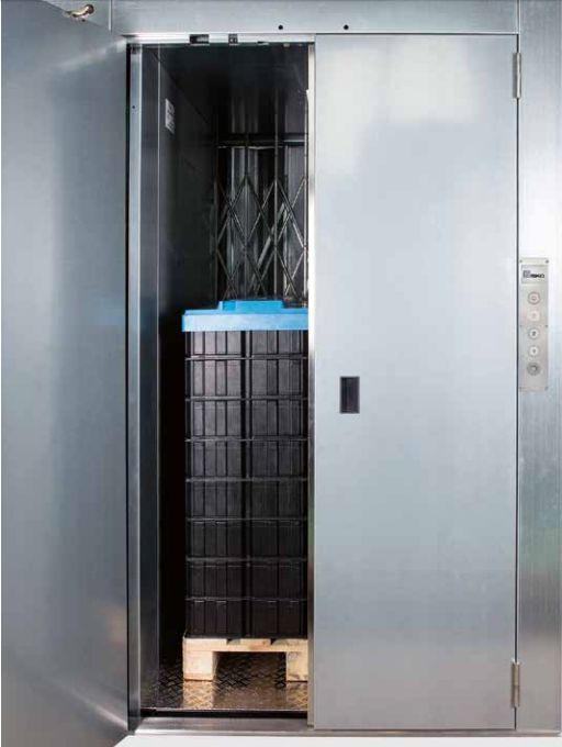 Monte-charges accessibles - Pylône autoporteur BKG France - Capacité 2000 kg - Type 2000.15/90_2