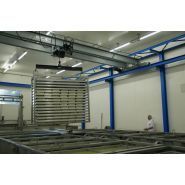 Pont roulant supérieur monopoutre ou bipoutre avec une capacité de charge jusqu'à 5000 kg - système autoportant - GIS_3