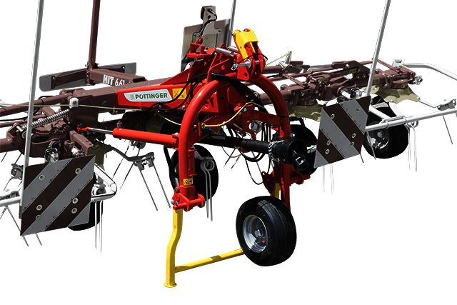 Hit faneuses portées - Pottinger France - largeur de travail de 4,40 m à 8,60 m - toupie DYNATECH pour qualité optimale_2