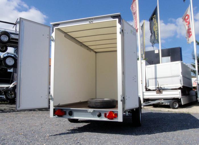 Remorque fourgon fermée - Humbaur 5192 Plywood - 1 essieu freiné - 1300 Kg PTC_2