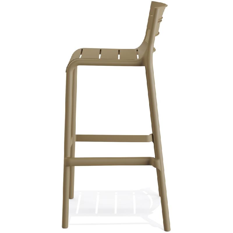Calor - Tabouret de bar empilable en polypropylène Sable_2