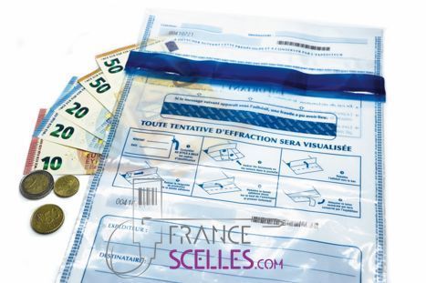 Pochette billets pour dépôt numéraire des administrations - Homologuée DGFIP et régie - Petite Quantité_0