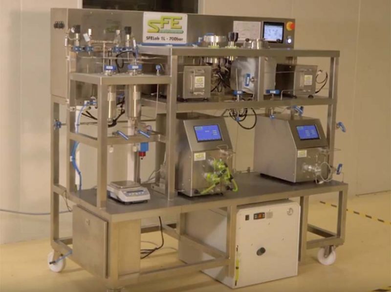 Sfe lab 100ml 1000 bar ultrasound column 600ml - extracteur de laboratoire - sfe process - 150 g/min at 700 bar_2