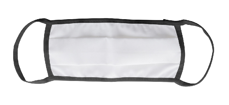 Masque facial lavable en coton - 2 couches - Taille adulte - Réutilisable - Couleur noire_2