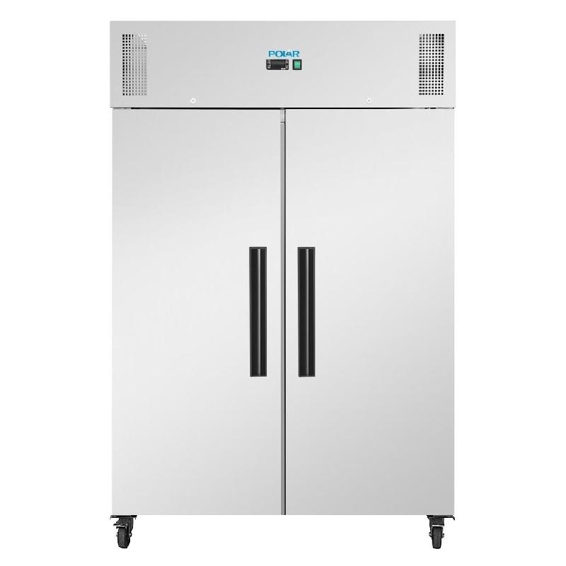 Armoire réfrigérée positive inox - 2 portes - série G 1200L - Polar - PG594_2