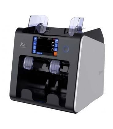 Compteuse Kisan K2 multi-devises - 1200 billets/min - 6 devises - Bac d'alimentation 500 billets_2
