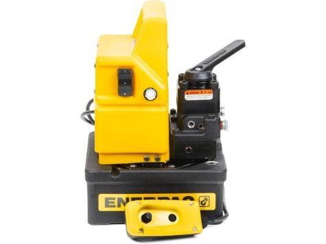 PUJ1400B - Pompe hydraulique électrique compacte 115V - Deux vitesses avec distributeur manuel 4/3 pour vérins double effet_2