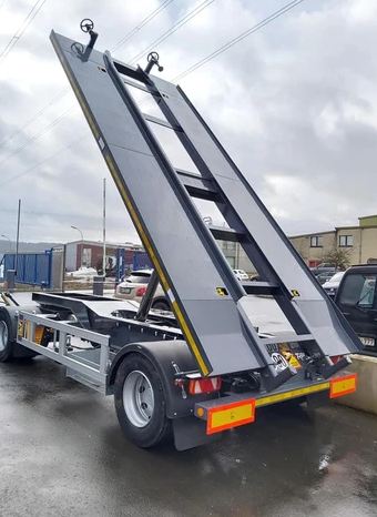 Remorque porte caisson polybenne ptac 19 t / ptac 26_2