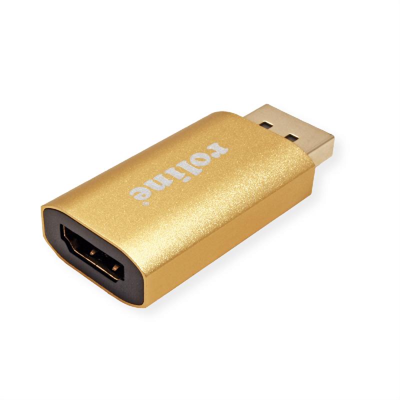 Roline gold adaptateur displayport - hdmi, 4k, v1.2, dp m-hdmi f_2