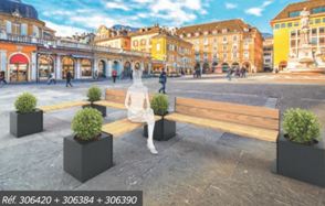 Bac à palmier SARLAT - revêtement tôle d'acier galvanisé ou bac acier amovible avec anneaux inclus_2