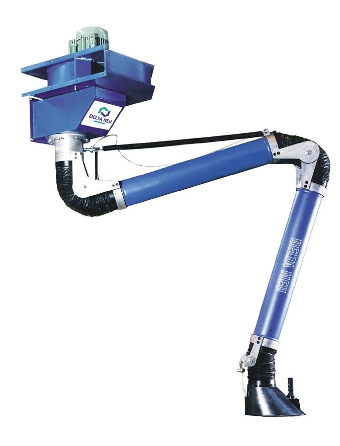 Équipement d'aspiration avec structure pantographe