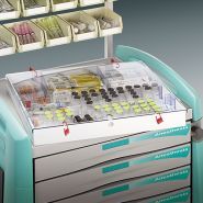 Chariot médical Avalo - Capsa Healthcare - Surface de travail coulissante - Organisation intelligente pour anesthésie_2