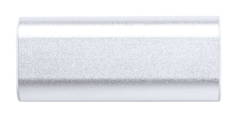 Power bank en aluminium - 2200 mAh avec port USB et câble de chargement inclus_2