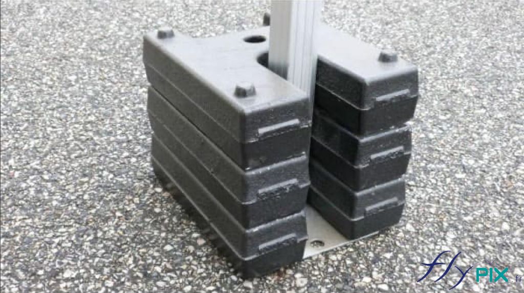 Abris médicaux mobiles - Fly Pix - Tente PMA pliable 6 x 3 m avec armatures - Gamme Pro_2