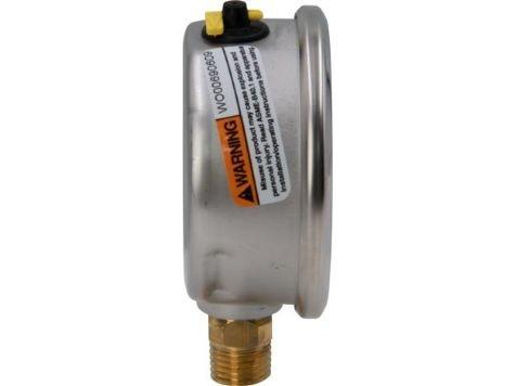 G2511L, Manomètre, 63 mm Face, Raccordement Vertical, Bain de glycérine, 14 bar pression maximale_2