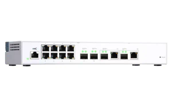 QNAP QSW-M408-2C commutateur réseau Géré L2 10G Ethernet (100/1000/10000) Blanc_2