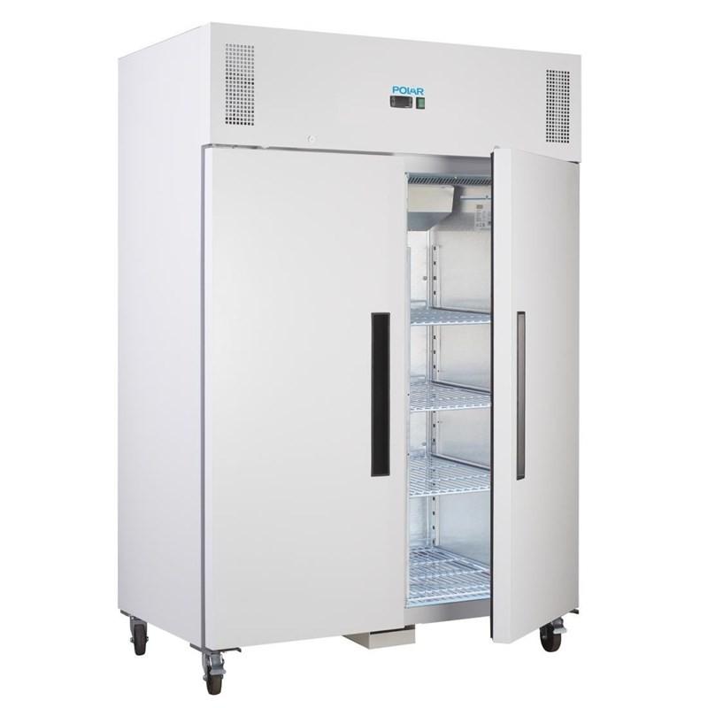 Armoire réfrigérée négative GN double porte blanche Série G 1200L CD616 Polar_2