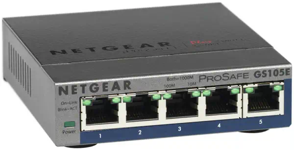 NETGEAR GS105E-200PES commutateur réseau Géré L2/L3 Gigabit Ethernet (10/100/1000) Gris_2