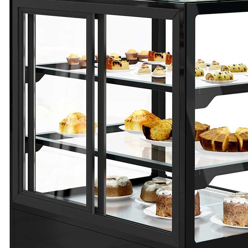 Vitrine réfrigérée 1500 mm - double vitrage avec 2 étagères | KTGSF157S_2