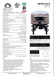 Four à pizza hybride rotatif MFRO110DG - 7-8 pizzas - Manna Forni_2