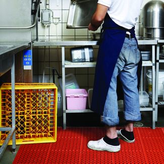 Tapis pour Production alimentaire - Sanitop? Red 562RD - Notrax tapis caoutchouc antidérapent Rouge_2