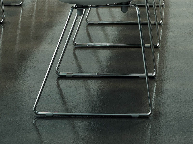 Lot de 2 sièges de conférence Dali - coque en polypropylène, assise rembourrée en écocuir, empilables_2