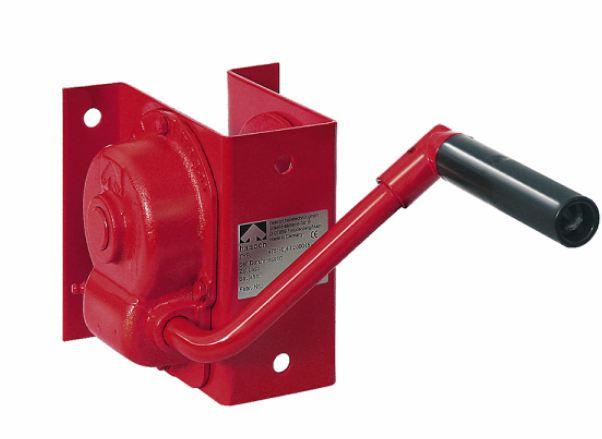 4483 - Treuil manuel à câble électro-zingué Haacon France - capacité 650 kg, options de manivelle de sécurité_2