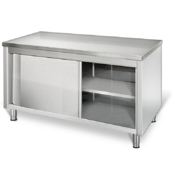 Armoire inox sur pieds 160x60cm_2