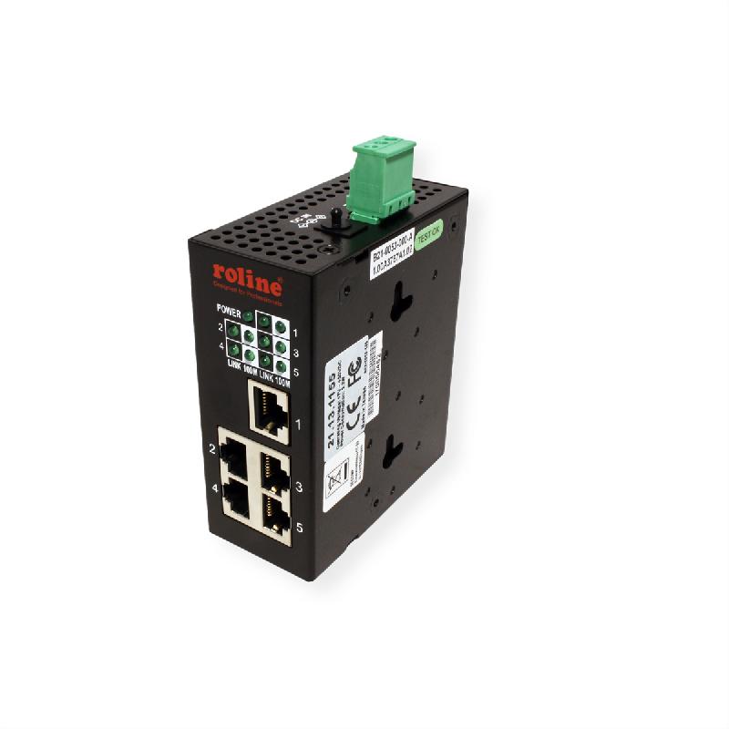 ROLINE Switch industriel 5 ports RJ-45 non administrable_2