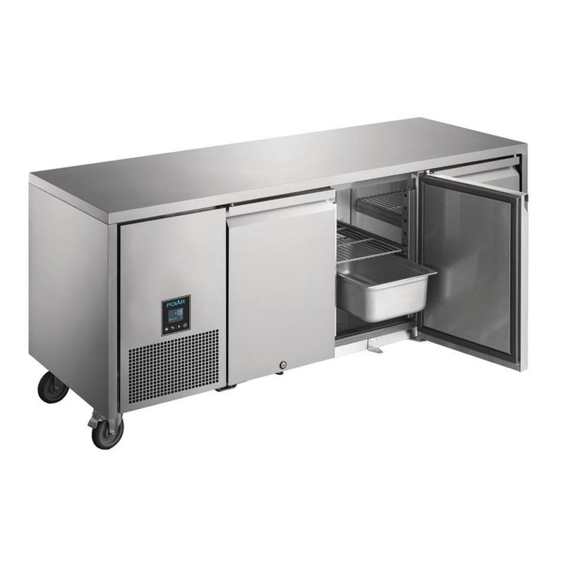 Table réfrigérée négative 3 portes Serie U Premium 420L UA008 Polar_2