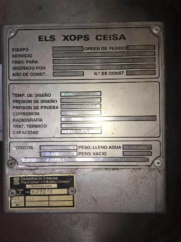 Cuve de chaudière en inox 30 litres d'occasion - référence : c3355_2