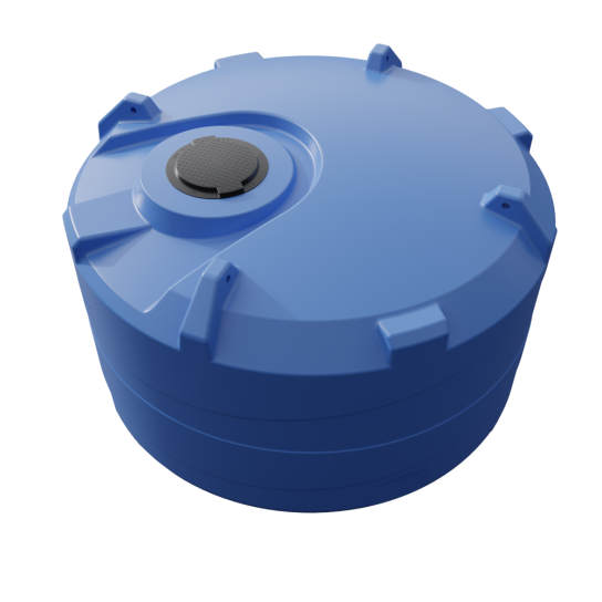 Cuve de stockage d'eau 2000L - AQUA 2000 - 2075L avec vanne DN40 et vidange montée_2