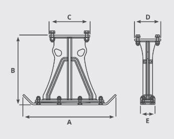 Plaque vibrante à semelle étroite pour pelle - traîneau simple, idéal pour les travaux de compactage dans les tranchées étroites - TWIN PLATE_2