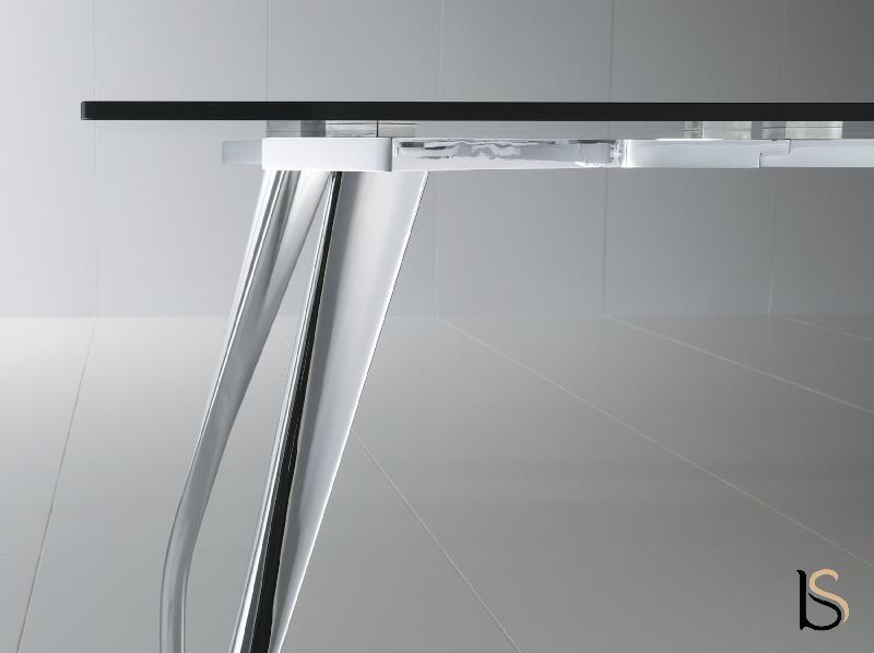 Bureau de Direction en verre Segno- Dellarovere - 210, Transparent_2