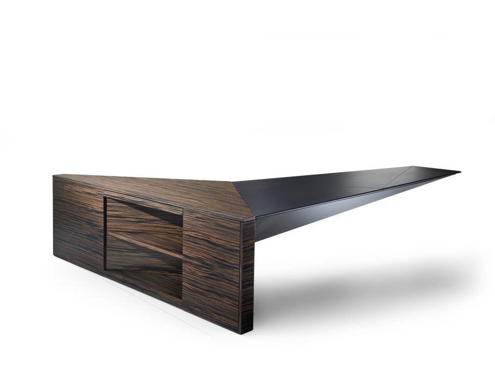 Euclideo - Bureau de direction design par Ferruccio Laviani - Finitions en bois exotiques et traditionnelles - i 4 Mariani_2