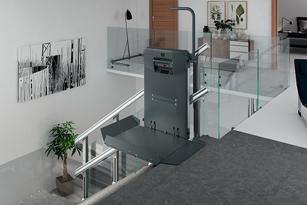 Plates-forme élévatrice sécurisée, stable et fluide pour escaliers tournants  - Stairiser XE_3