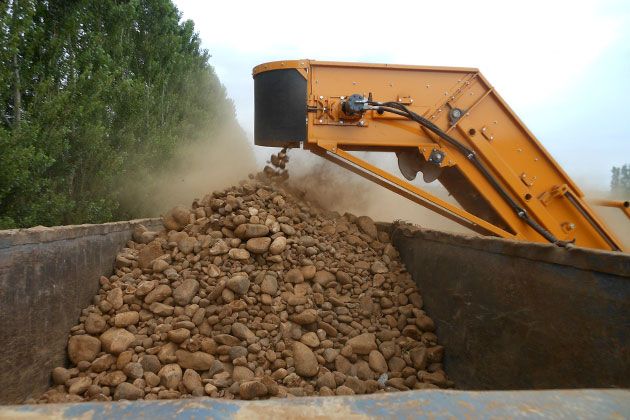 Équipement agricole pour ramassage de pierres RDL 15-25