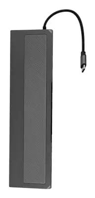 T'nB DSMST12V2 hub & concentrateur USB Type-C 5000 Mbit/s Aluminium_2