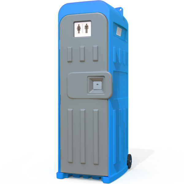 Toilette chimique de chantier transportable et autonome_2