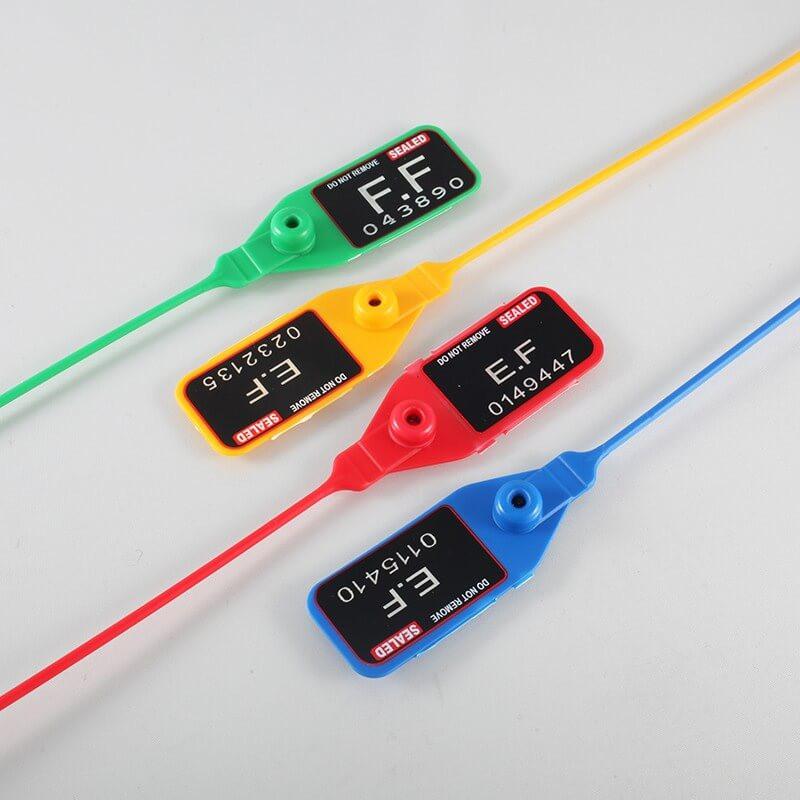 Scellé à tige lisse - PP - Longueur 385 mm - Tige Ø2.3 mm - Tête 19x32 mm - Bleu_2