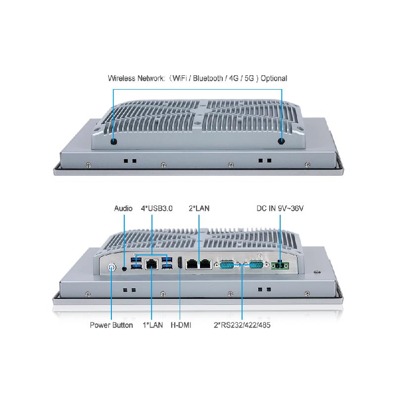 Panel PC industriel fanless 13.3