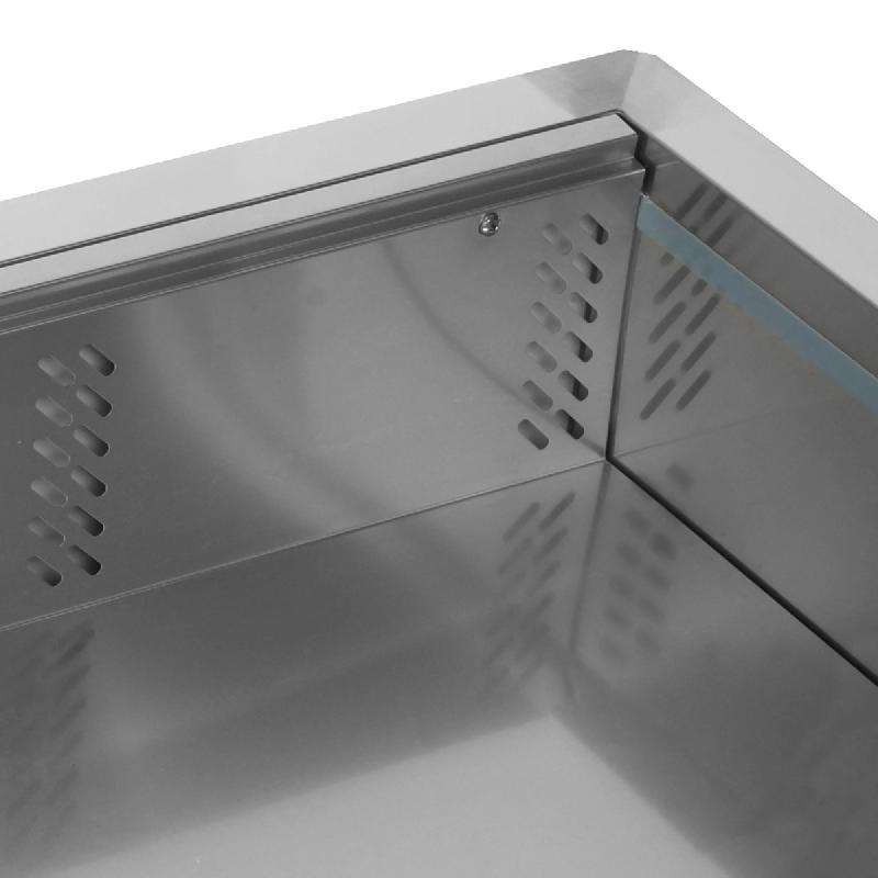 Cuve réfrigérée avec groupe intégré - Froid ventilé - 4 GN 1/1 - 127 L | Tefcold_2